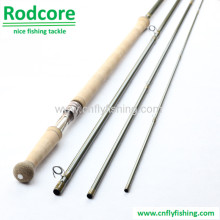 Calidad excelente de alta salmón de carbono Fly Rod